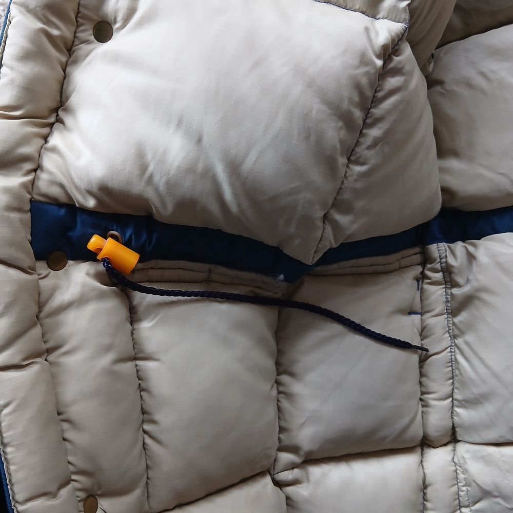 Vintage Eddie Bauer Navy Blue Goose Down Puffer Jacket - Picture 5 of 7